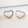 Серьги Love Сталь