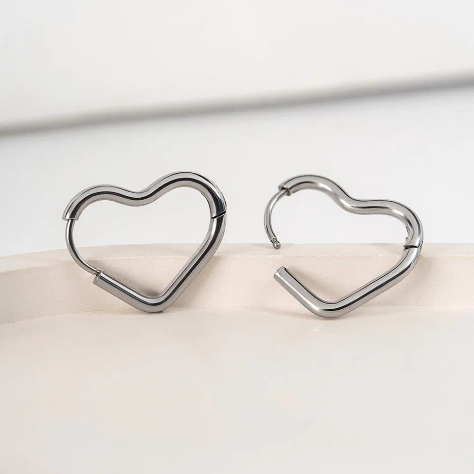 Серьги Love Сталь