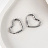 Серьги Love Сталь