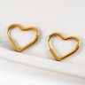 Серьги Love Сталь