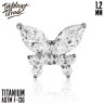 Накрутка Butterfly Monarch IG 1.2 мм титан