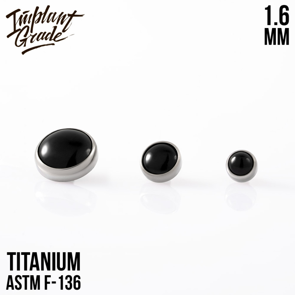 Накрутка Black Onyx IG 1.6 мм титан 