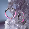 Кольцо-кликер Twilight Opal IG 1.2 мм титан 