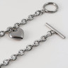 Цепочка Double Heart Сталь
