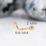 Улитка голд шар 0.8 мм сталь