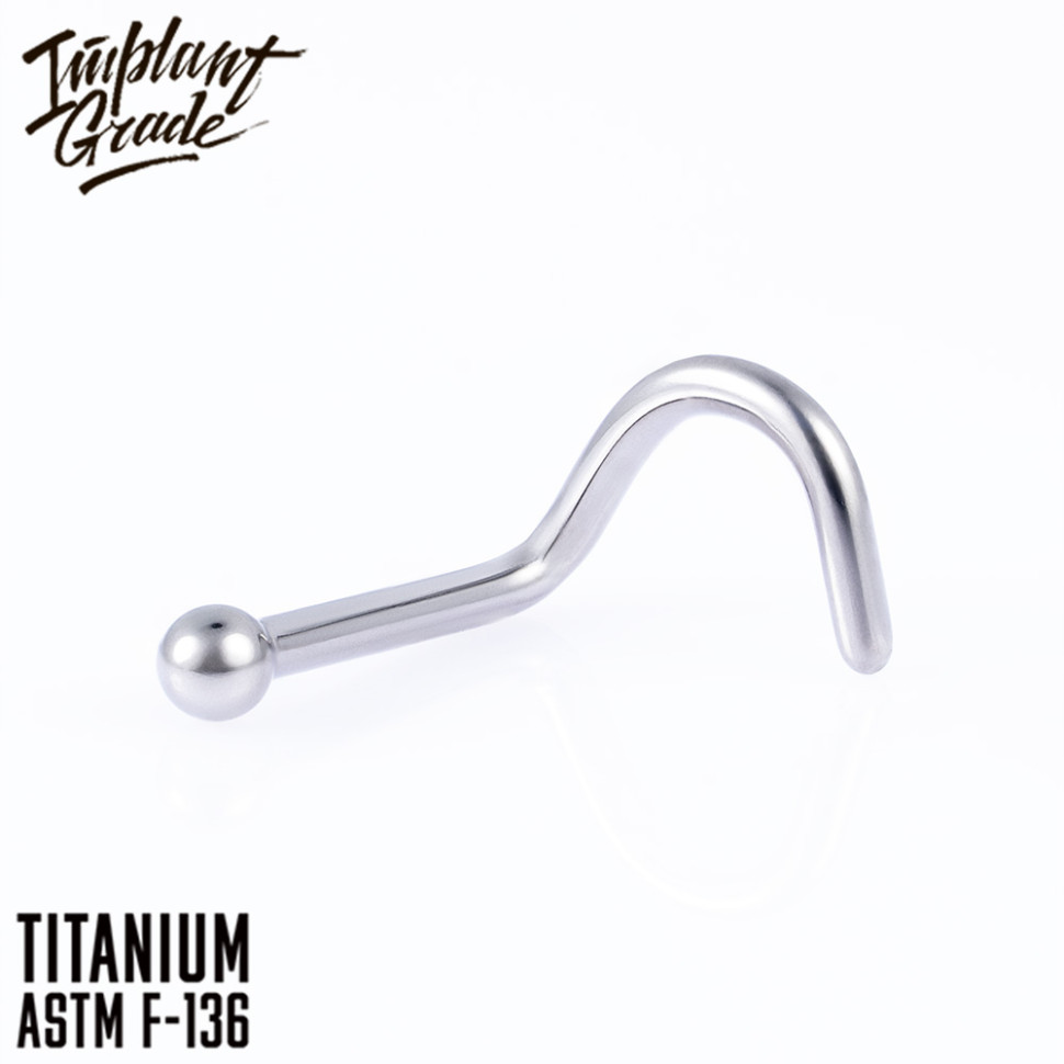 Нострил Шар IG 1 мм титан