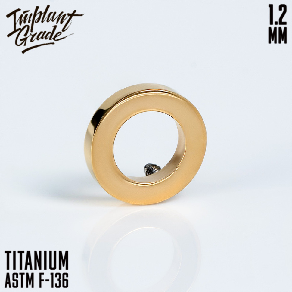 Накрутка Hollow Circle IG 1.2 мм титан 