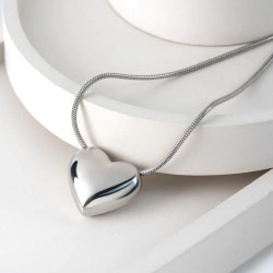 Цепочка c подвеской Soft Heart Сталь