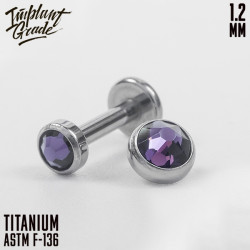Накрутка Amethyst IG 1.2 мм титан