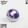 Накрутка Amethyst IG 1.2 мм титан