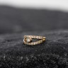 Кольцо-кликер Princess Gold IG 1.2 мм титан+PVD