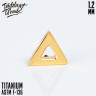 Накрутка Hollow Triangle Implant Grade 1.2 мм титан