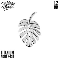 Накрутка Monstera Leaf IG 1.2 мм титан