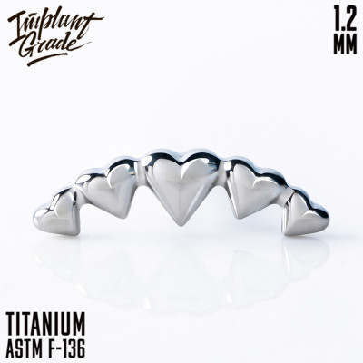 Накрутка Heartline IG 1.2 мм титан 