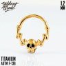 Кольцо-кликер Skull IG 1.2 мм титан