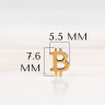 Накрутка Bitcoin IG 1.2 мм титан 