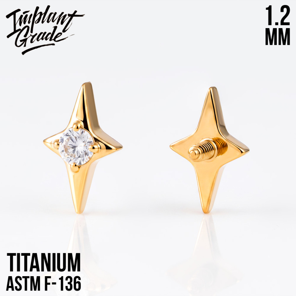 Накрутка Small Star IG 1.2 мм титан