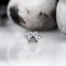 Накрутка Paw Crystal IG 1.6 мм титан