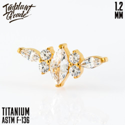 Накрутка-кластер Ina IG 1.2 мм титан