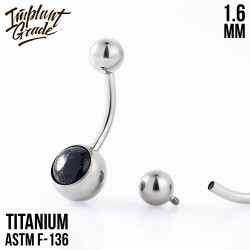 Банан Space IG 1.6 мм титан 