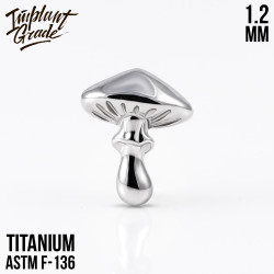 Накрутка Mushroom IG 1.2 мм титан