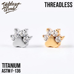 Топ Paw Crystal БЕЗРЕЗЬБОВОЙ IG титан