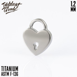Накрутка Heart Lock IG 1.2 мм титан