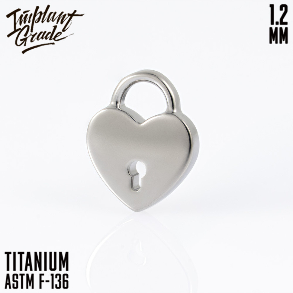 Накрутка Heart Lock IG 1.2 мм титан