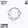Кольцо-кликер Thorn IG 1.2 мм титан