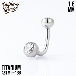 Банан J IG 1.6 мм титан
