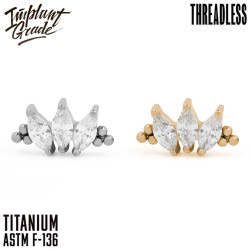 Топ Marquise vol. 2 Bead Безрезьбовой IG титан