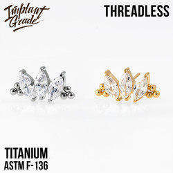 Топ Marquise vol. 2 Bead Безрезьбовой IG титан