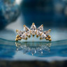Топ 5K Bead Marquise Безрезьбовой IG титан