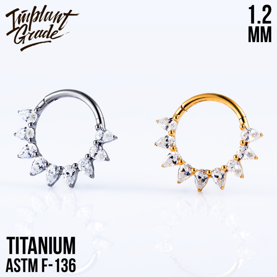 Кольцо-кликер May IG 1.2 мм титан